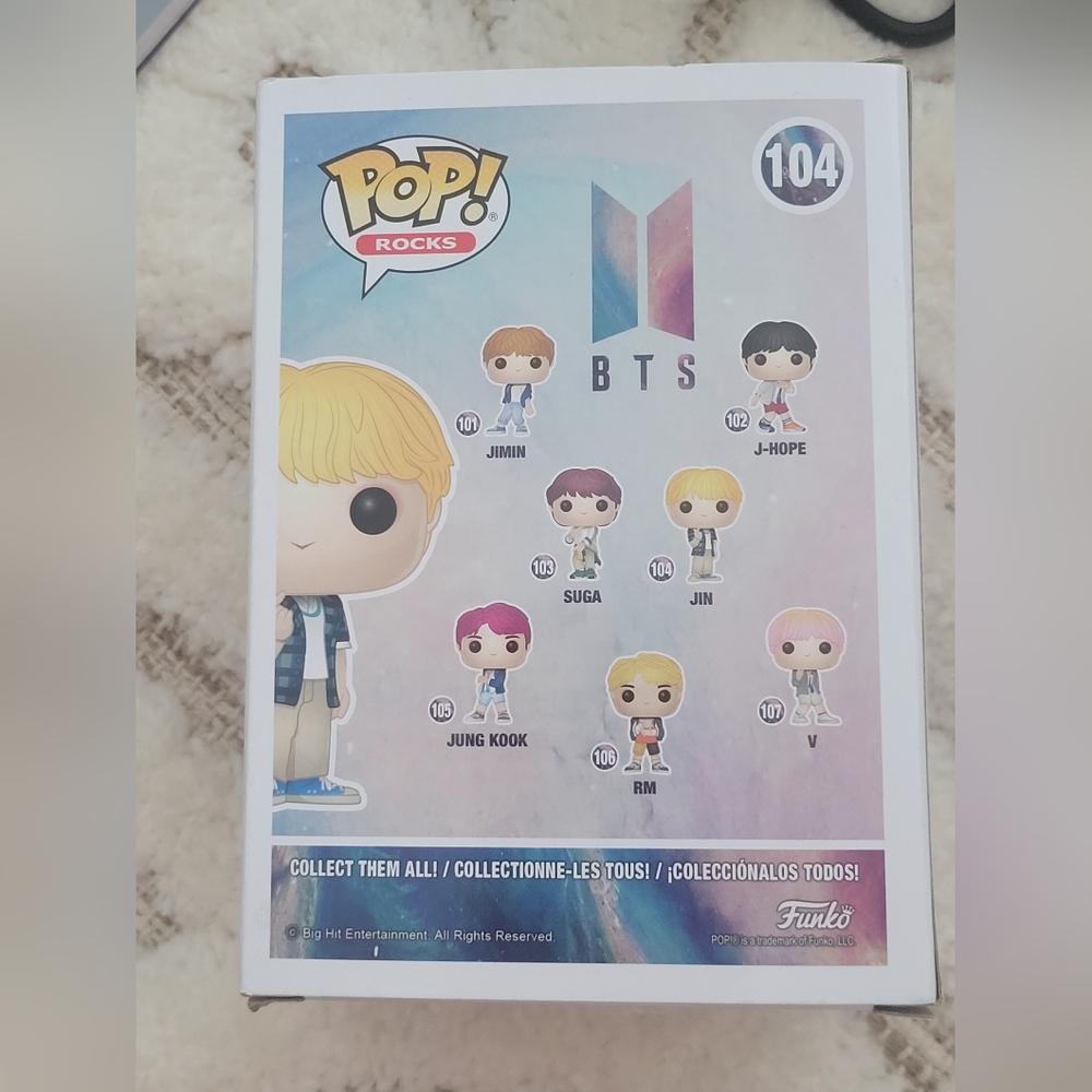 BTS Jin Pop! Rocks Vinyl Figure - Picture 3 of 6